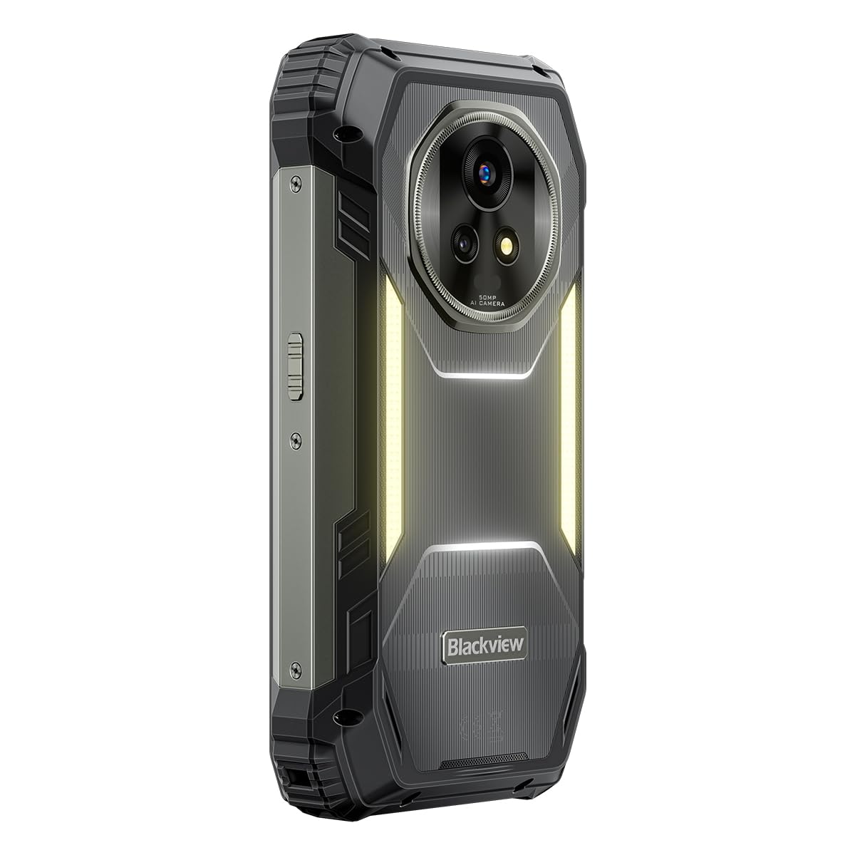 Blackview XPLORE 2 Satellite | 6,73" 120Hz | 36GB RAM + 256GB (2TB) | Negro | Smartphone Rugged 5G | Android 15 | 50MP + 20MP Night Vision + 50MP | 20000mAh | IP68/IP69K | NFC | Garantía de 2 años