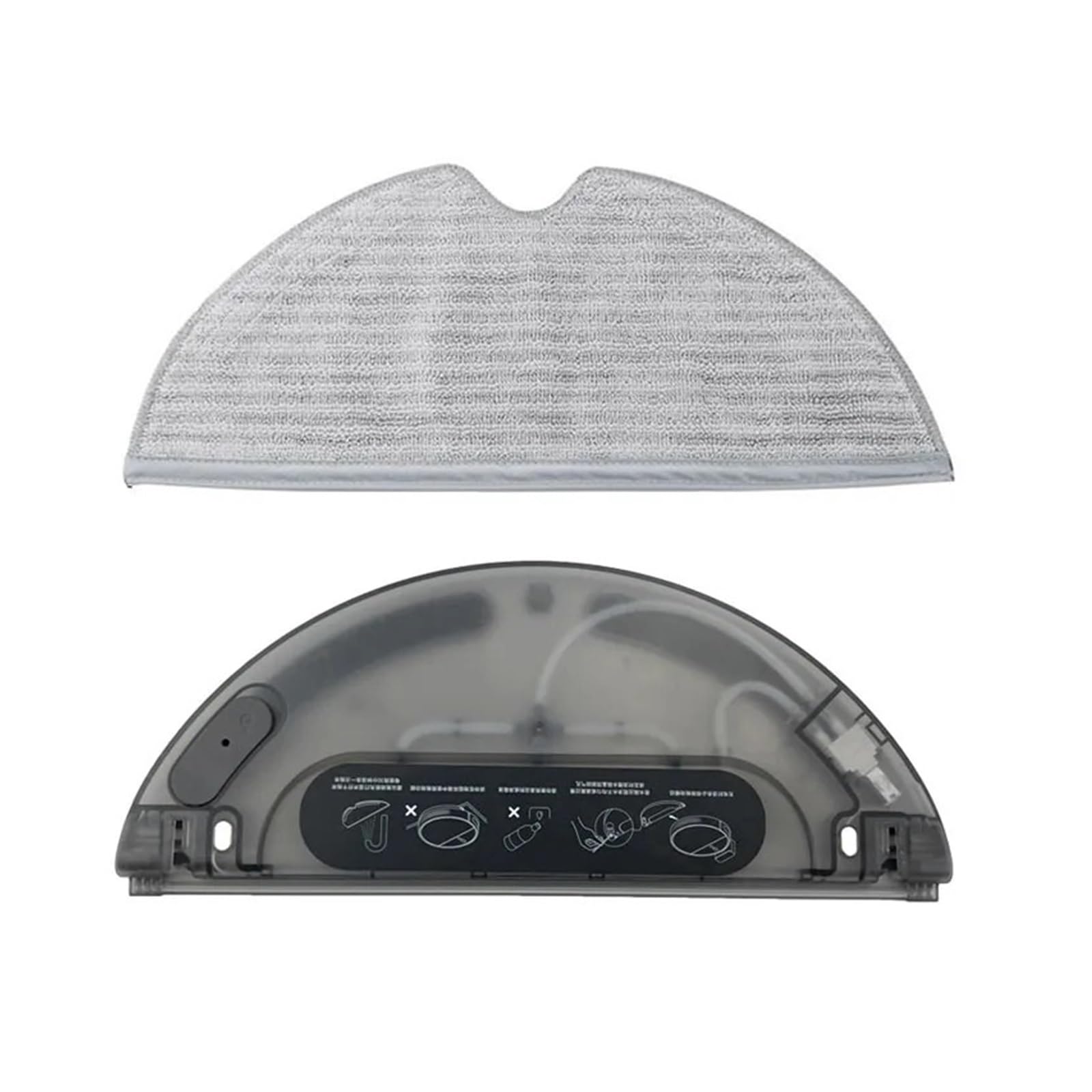 HIZON Water Tank Vacuum Cleaner Accessories Household Handheld Washable Cloth Mop Pro Robot Spare Parts，Compatible For Xiaomi，(F)