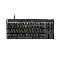 Logitech G PRO X TKL RAPID, tastiera gaming senza tastierino numerico con interruttori analogici magnetici, modalità di attivazione rapida, azionamento e RGB personalizzabile, US INT’L QWERTY – Nero