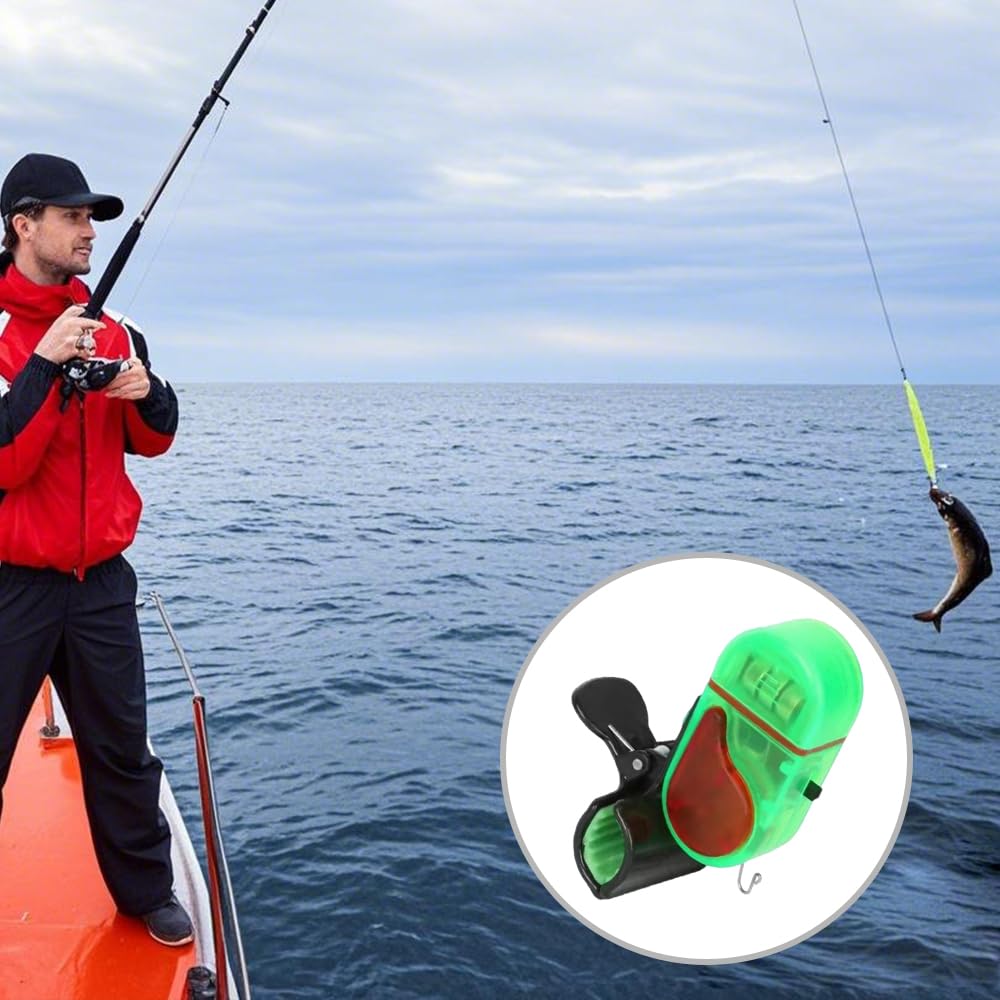 Alarma de picadura de pesca con luz LED, 2025 nuevas campanas de pesca electrónicas inteligentes sensibles para cañas de pescar, alarma de mordedura de pescado, alarma de alerta de sonido, alarmas de