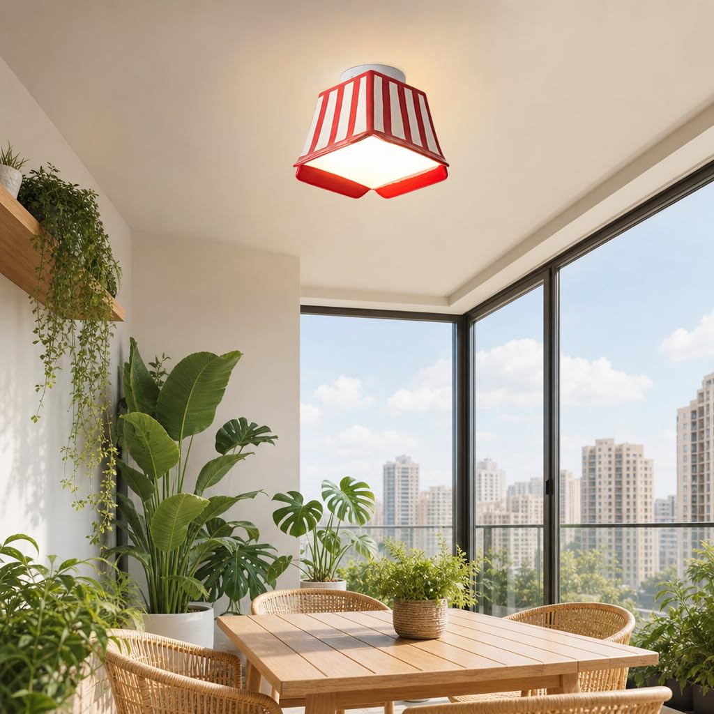 Kreativ Cartoon Deckenlampe G4 Popcorn-Eimer-Design Keramik