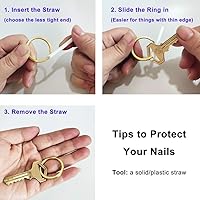 Vista 6 de Llaveros para llavero, llaves de coche, anillo de etiqueta de perro, manualidades