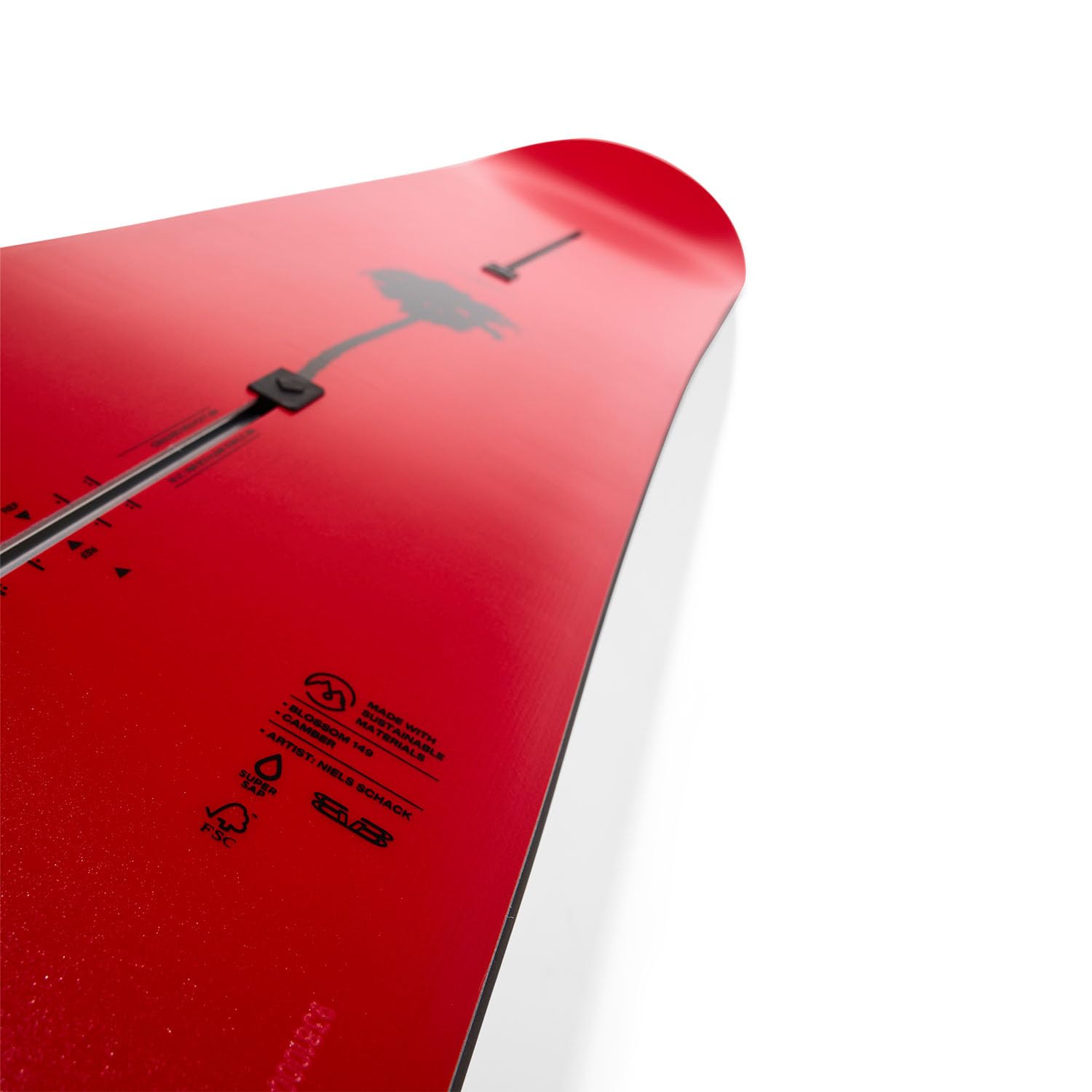 Burton - Tavola da snowboard Blossom Camber Cherry Blossom Uomo - Uomo - Dimensione 158 - Rosso
