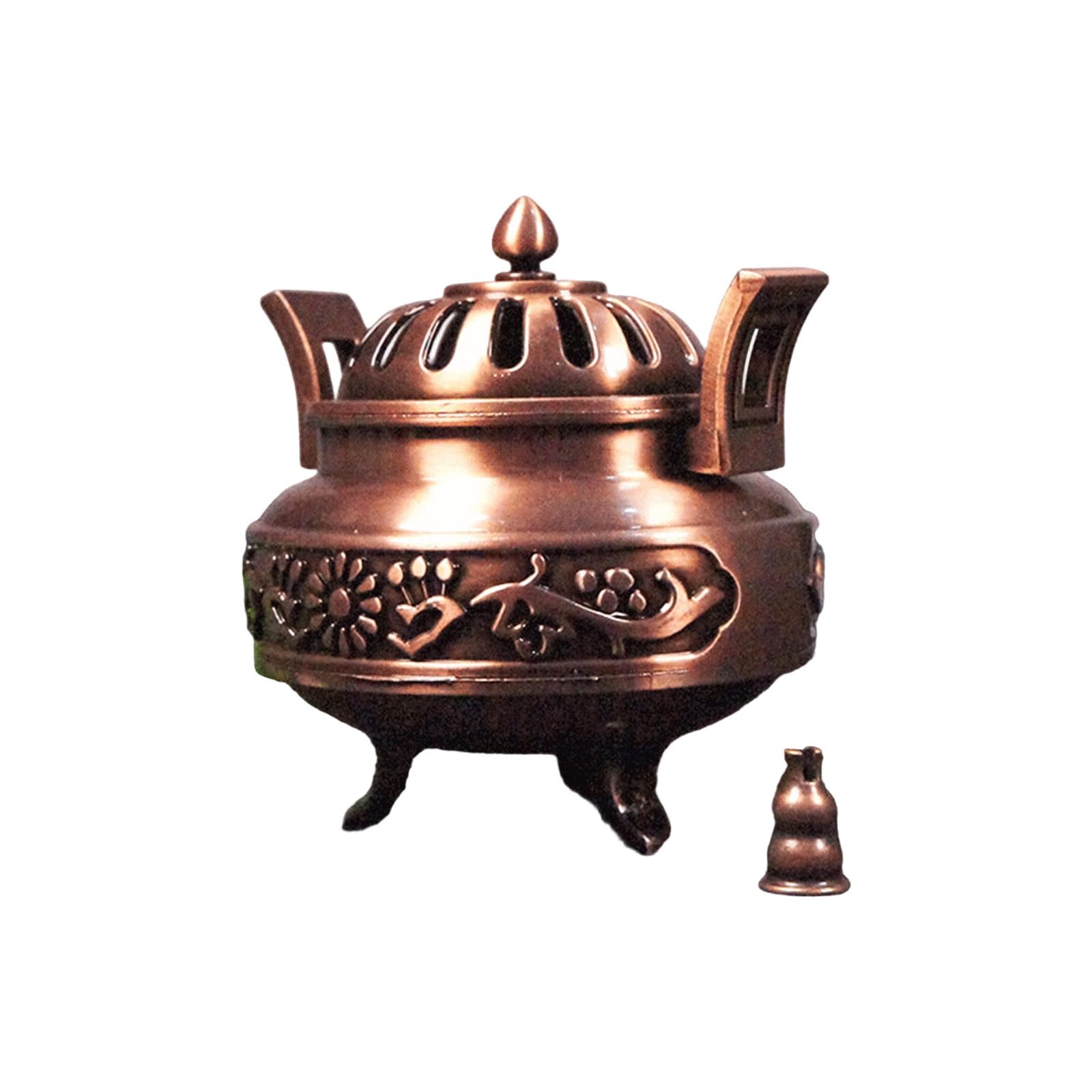 Kalttoy Copper Color Coils Incenses Holder Metal Censers Spiritual Aromatherapys Yogas Meditations Gift Home Decors Incenses Burners Holder Metal Censers