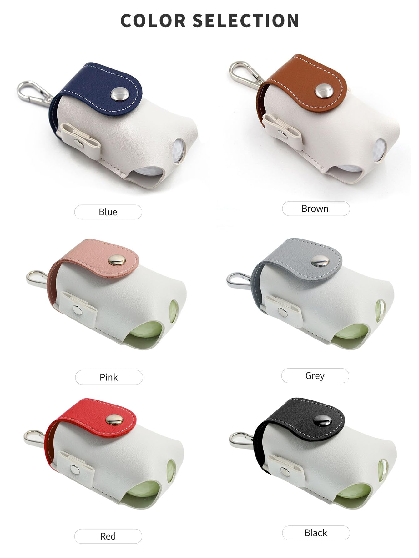 Amazon | ゴルフ ボールホルダー マルチポーチ 『 ラウンド中の探し物