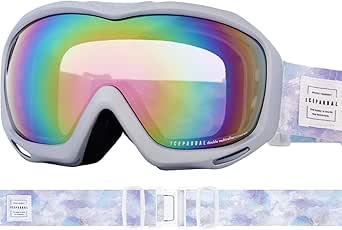 [アイスパーダル] スノーボード ゴーグル レディース 日本企画品 曇り止め加工 ダブルレンズ 全12色 IBP-784商品画像