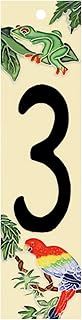 Natural Series 3 - Decorative Ceramic Art Tile - House Number - 2