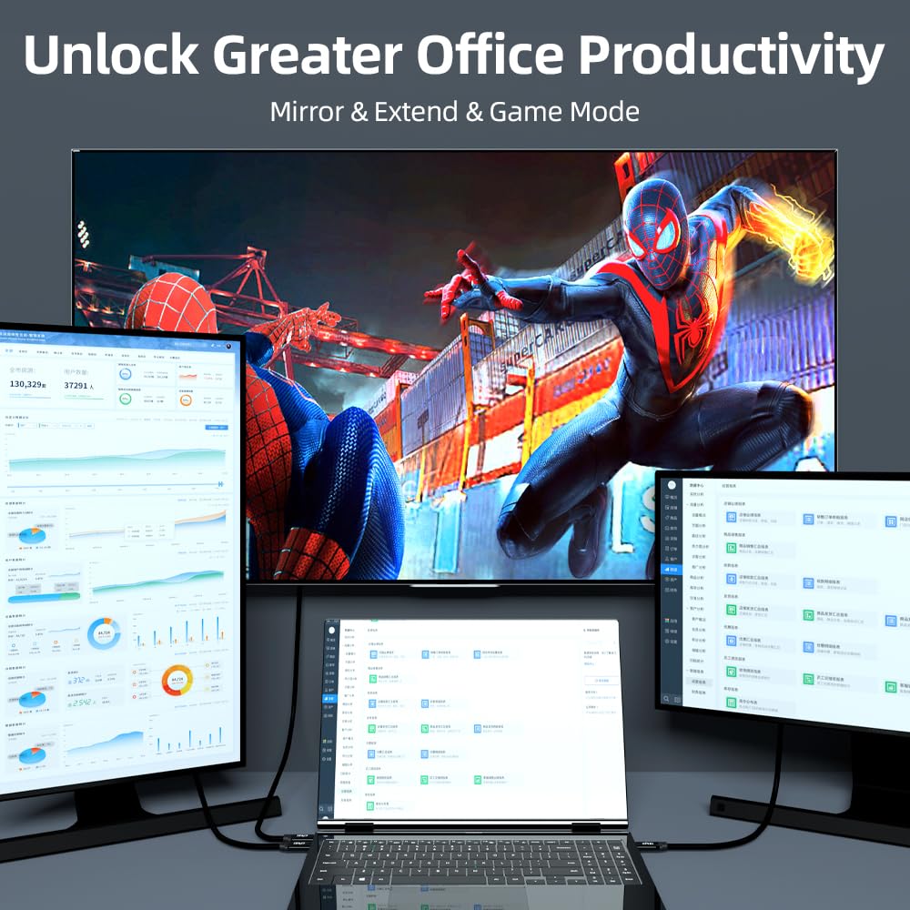 Ultra Long USB C Cable 30 FT, USB-C to C Cable, USB 3.1 Gen 2x2, Supports 4K@60Hz Video Output, 100W PD Fast Charging, 10Gbps Data Transfer, for Smartphone, Laptop, Tablet, TV, Monitor and More