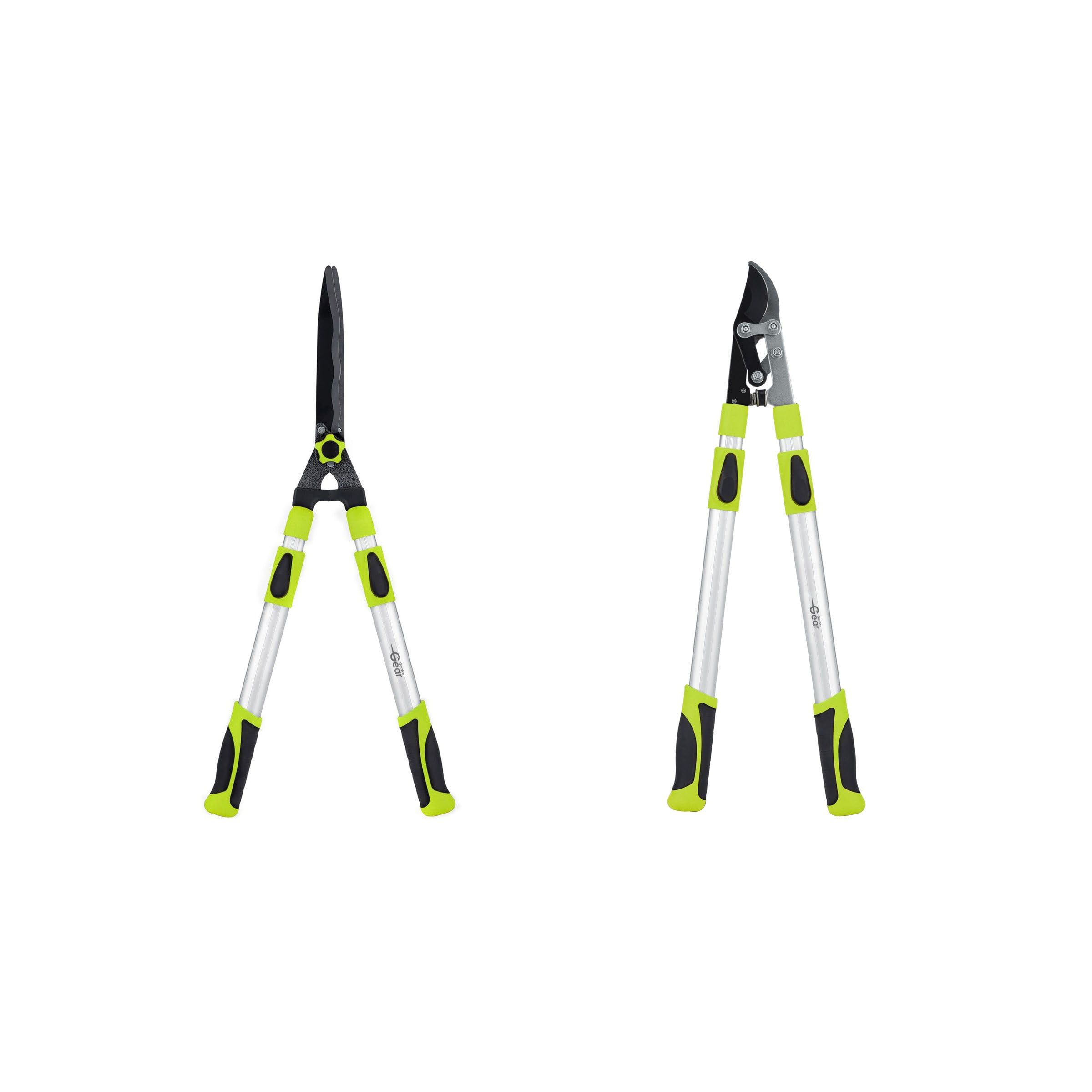 Telescopic Bypass Lopper And Hedge Shears Set Garden Gear