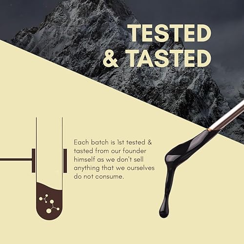 Miniatura 4 de Leaftouch - Auténtica resina Shilajit de grado dorado, resina Shilajit pura del Himalaya, orgánica y de alta potencia, más de 85 minerales de traza