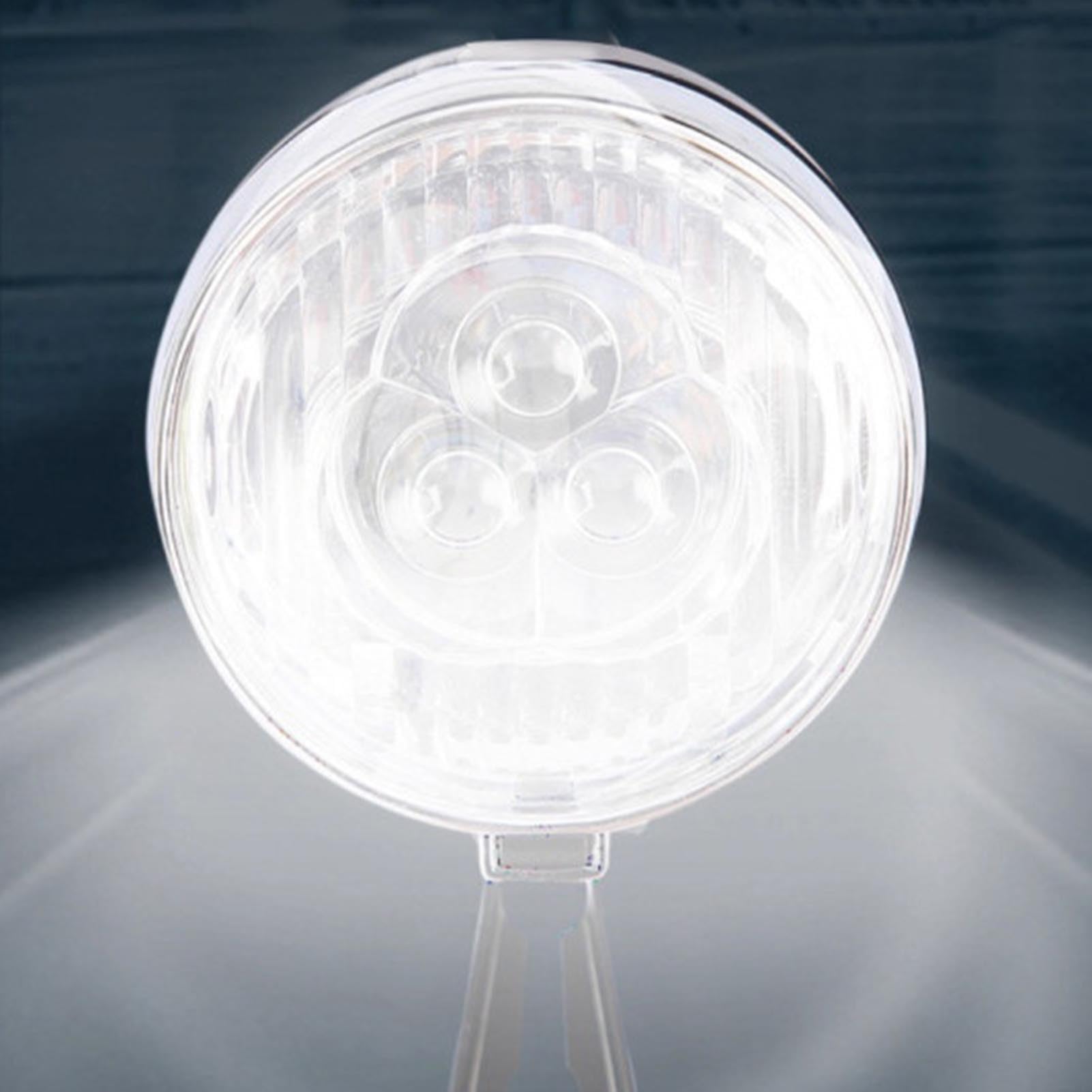 Luci per bici per guida notturna 8.7x6.9 Cm USB Ricaricabile Vintage Retro Bike Luci Anteriori 3 Led Lampadine Faro Attrezzatura da Equitazione Bicicletta
