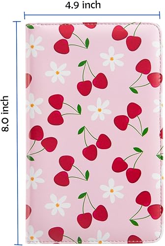 Miniatura 4 de Libreta rosa para mesera, libro para camarera, lindos libros para meseros con bolsillo con cierre, organizador de libros para meseras, talonario de