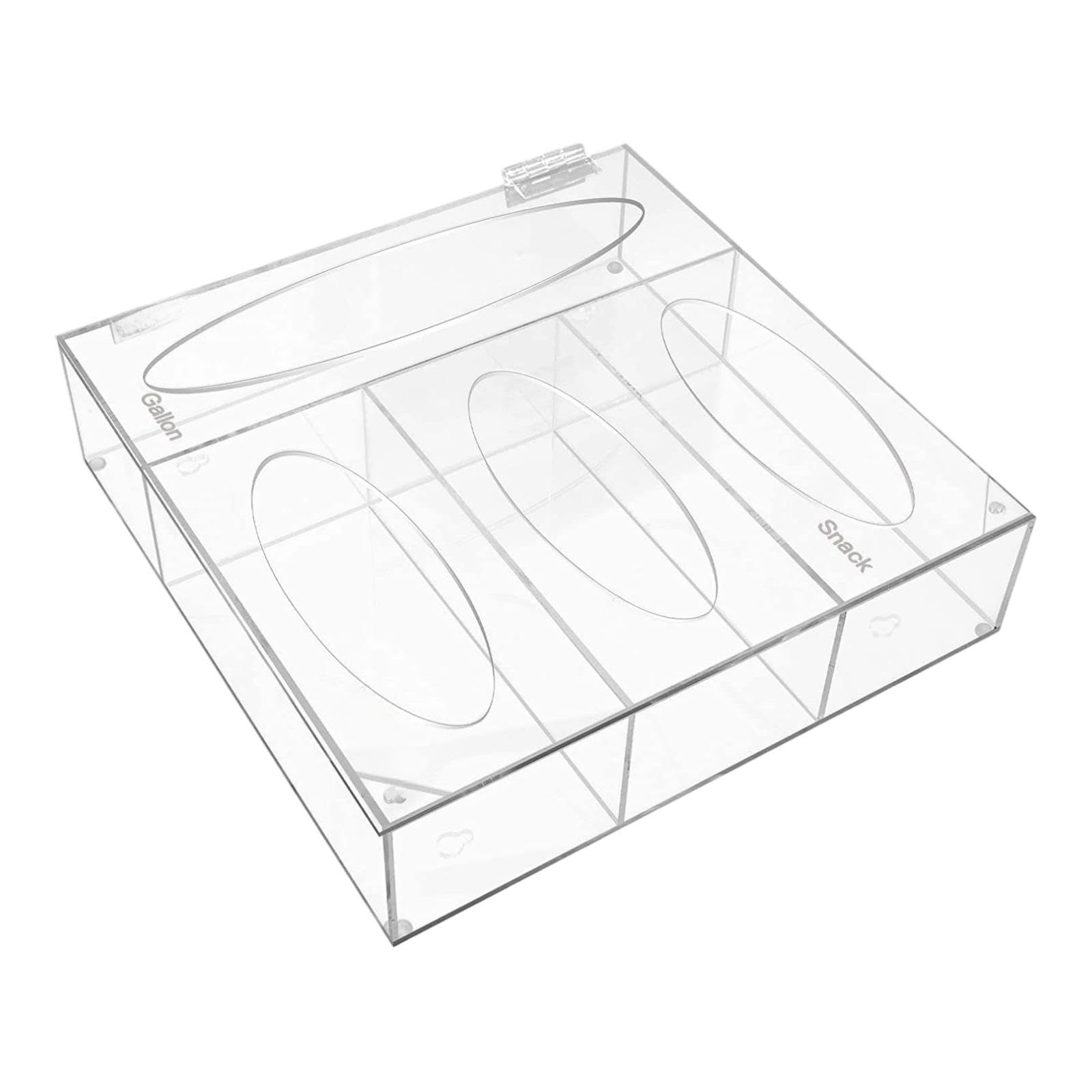 Boîte distributrice de sacs plastique pour organiser la cuisine et optimiser le rangement