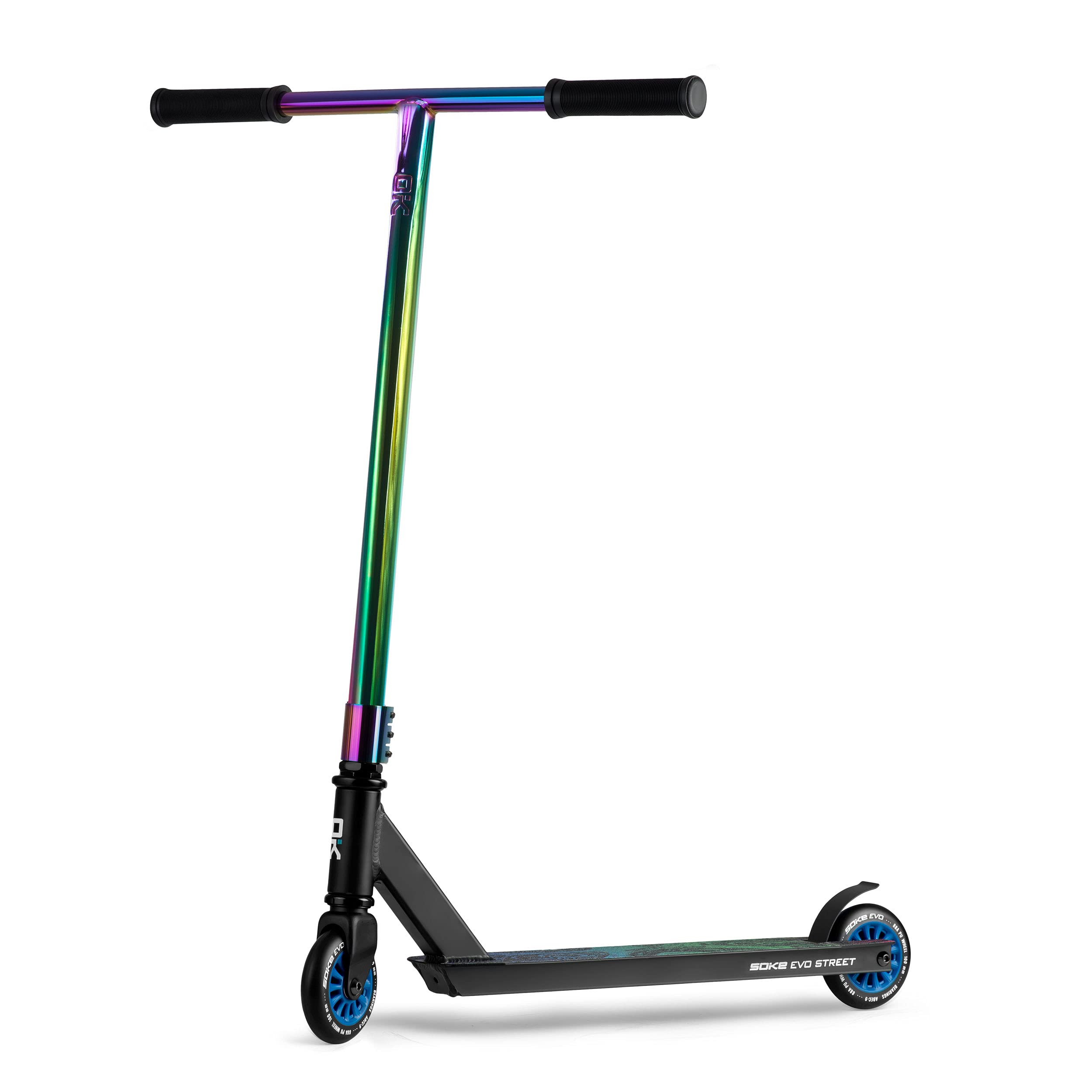 Trottinette Stunt Soke Pro Street Neo - en Chroe - avec rouleent à