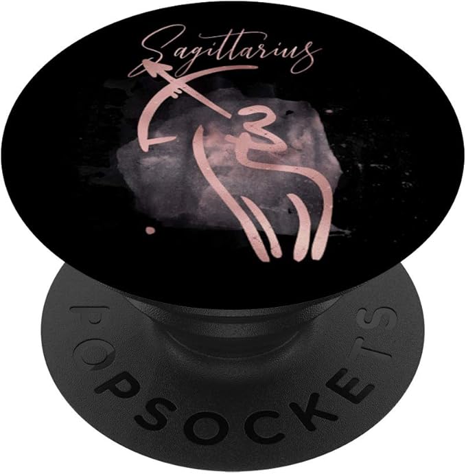 Cute Sagittarius Bow and Arrow Sign Astrology Rose Pink Boho