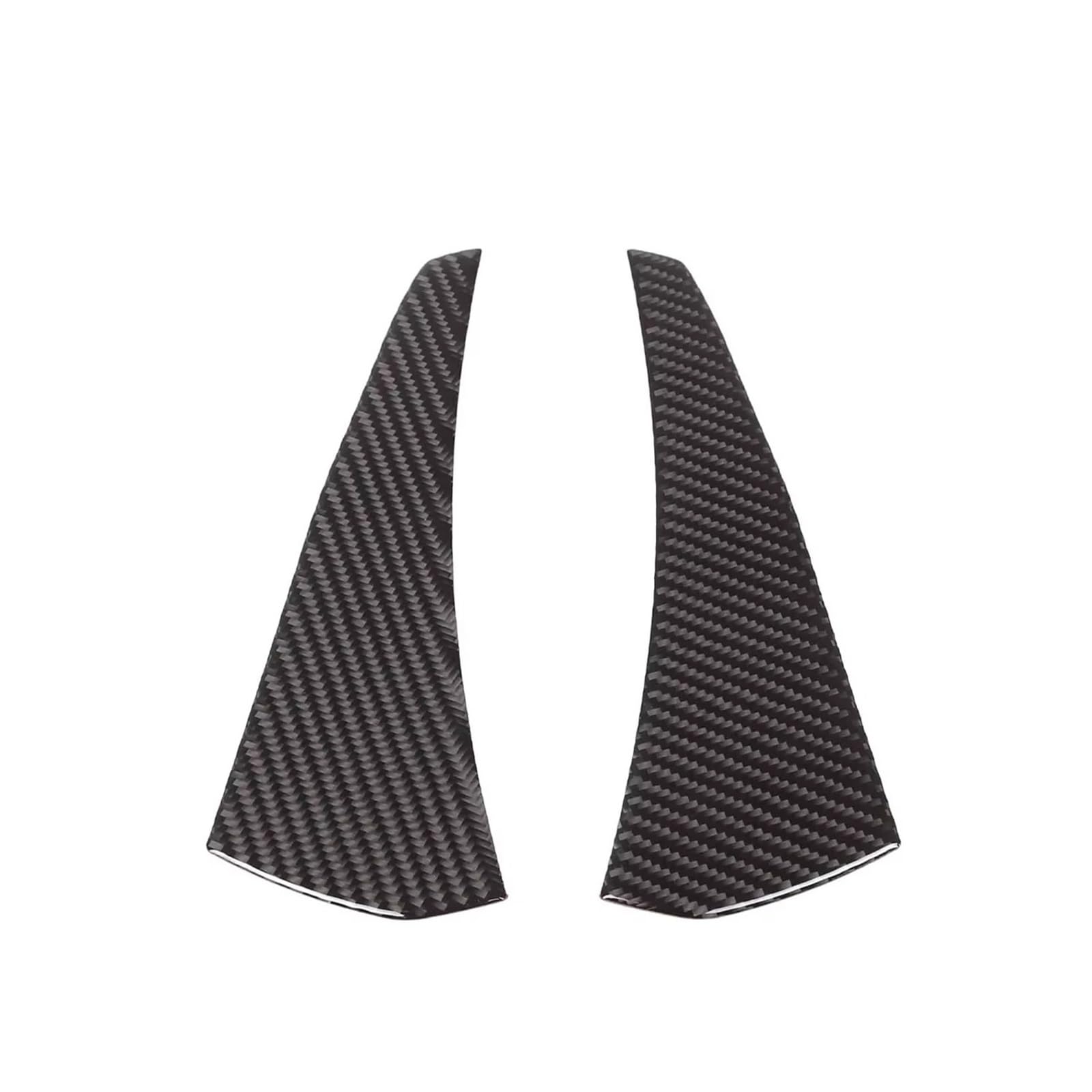 for BMW 3 Series E90 2005-2012 Car Rear Exhaust Vent Side Decorative Sticker Interior Accessories Car Interior Mouldings(Soft Carbon Fiber)