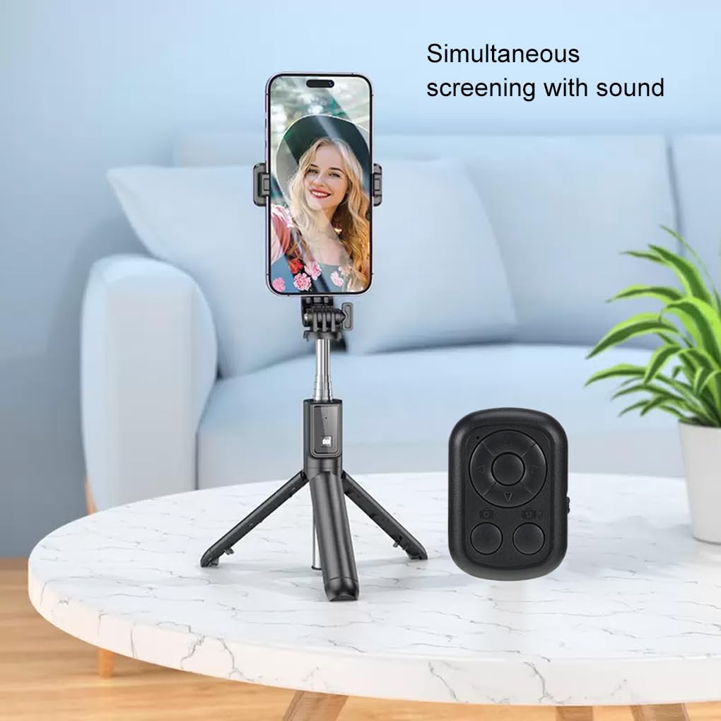 Posición Ajustable para composición a Larga Distancia, Pantalla para Selfie para teléfono, cámara ABS, Parte Trasera para, fácil de agarrar