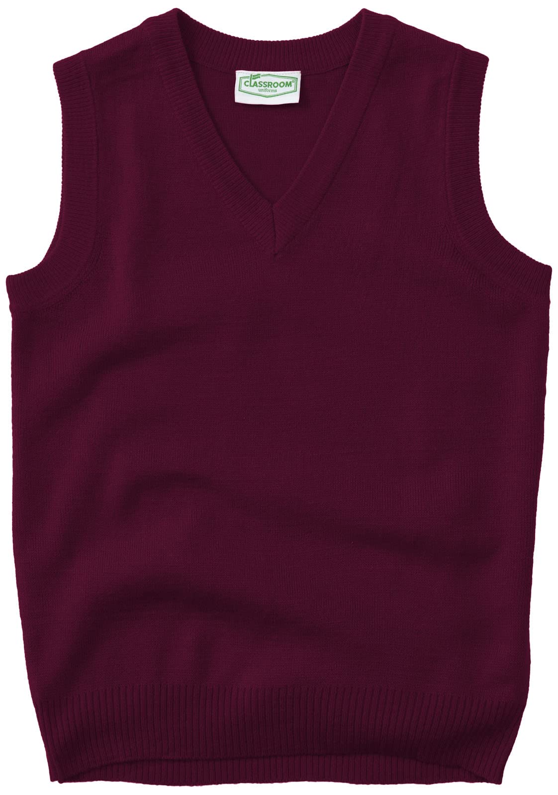 classroom uniforms Classroom Men's Adult Unisex V-Neck Sweater Vest, Burgundy, X-Large-picture-22