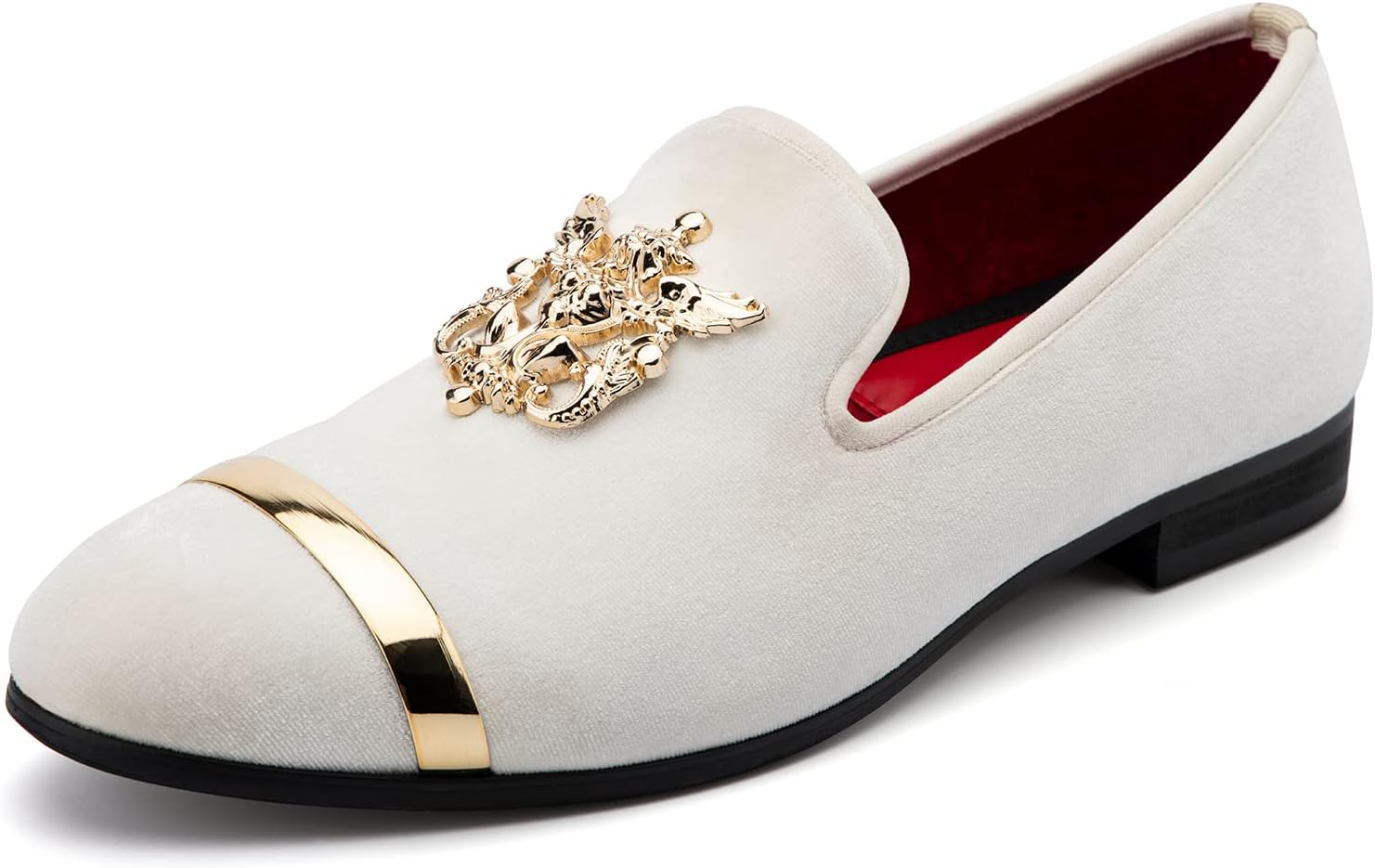 Meijiana Men's Fashion Classic Faux Leather Loafers and Weeding Dress Shoes for Men