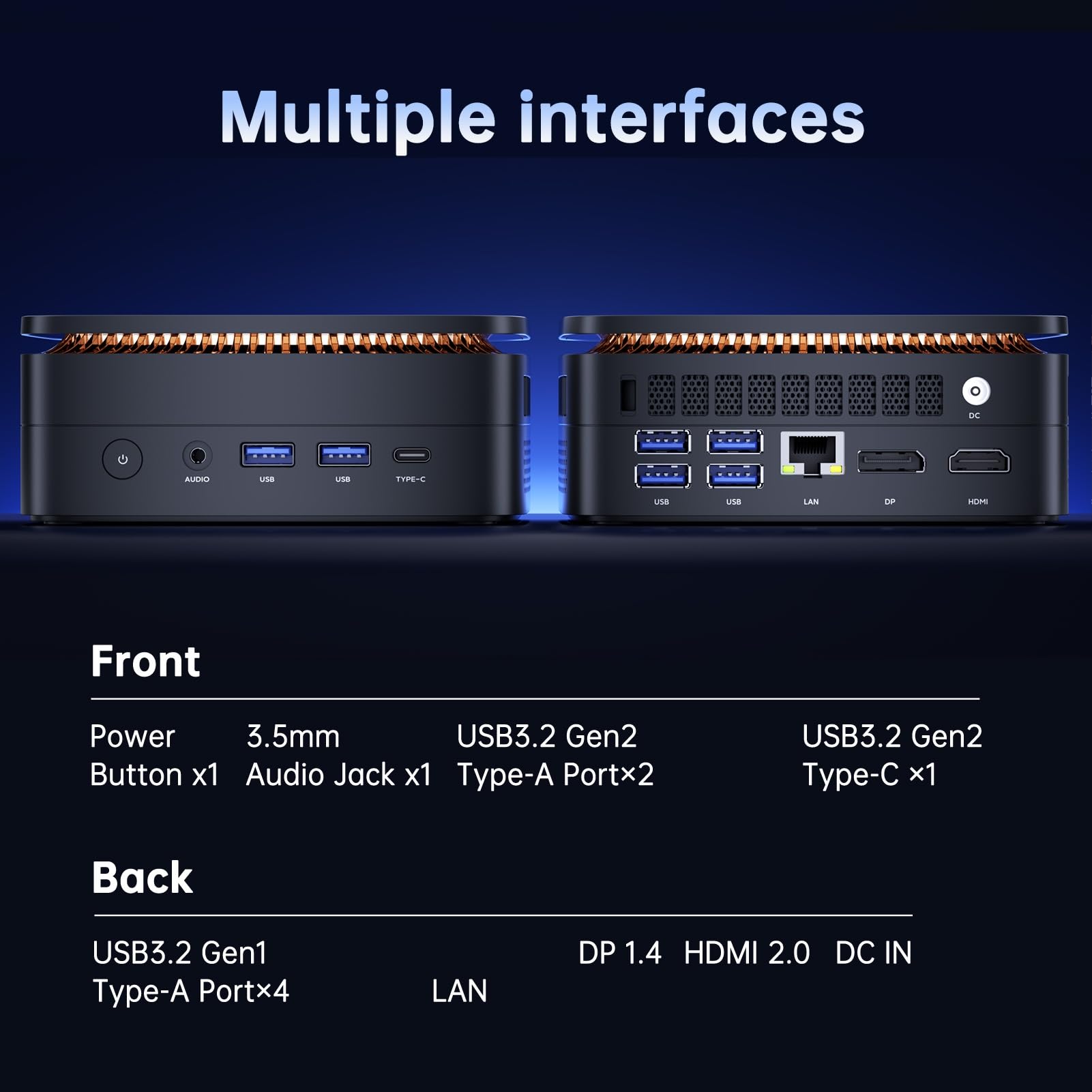 NiPoGi Pinova P1 Mini PC AΜD Ryzen 4300U W11 Pro(4C/4T,3.7GHz,Mieux que 3500U/3200U/N150)16Go DDR4 RAM+512Go SSD Extensible Ordinateur de Bureau 4K Triple Display/WiFi5/BT4.2/LAN Éducation Multimédia