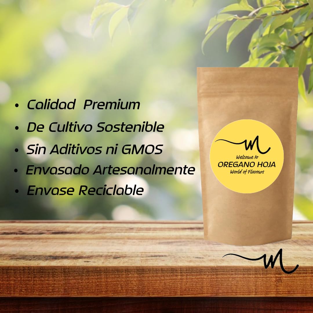 Oregano Hojas sin Gluten, Hojas de Oregano para Aceite de Oregano, Comida Vegana, Hierbas Provenzales, Especies para Cocinar Cocina Mediterranea, Hojas de Oregano para Infusiones - DnnG