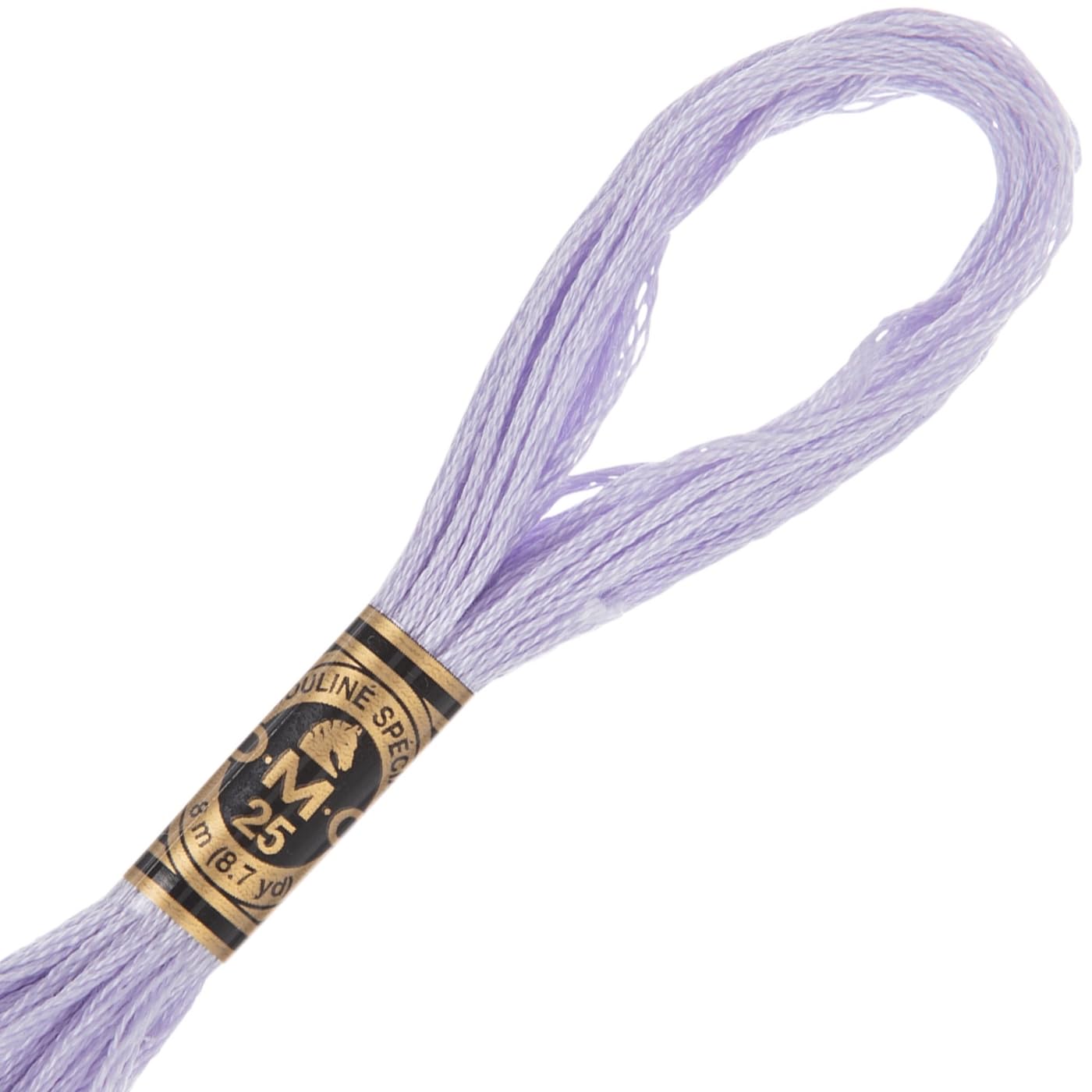 Hobby Lobby DMC Cotton Embroidery Floss - 26 Pale Lavender, Set of 12