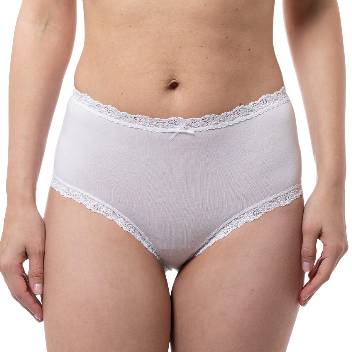 Nina von C 6er Pack Damen - Taillenslip - Spitze - Unterwäsche