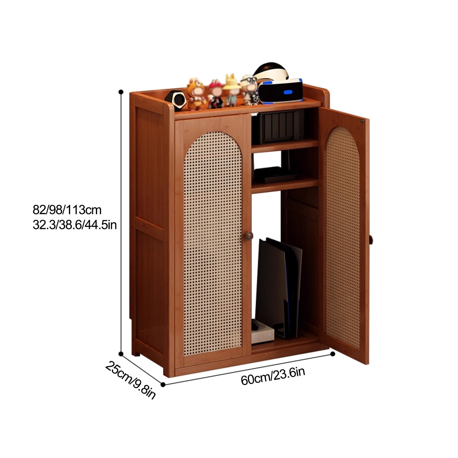 Armoire de rangement sur pied pour routeur WiFi pour la maison et le bureau