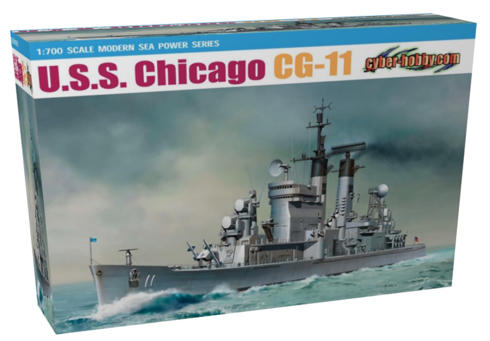 Amazon | プラッツ ドラゴン 1/700 アメリカ ミサイル巡洋艦 U.S.S.