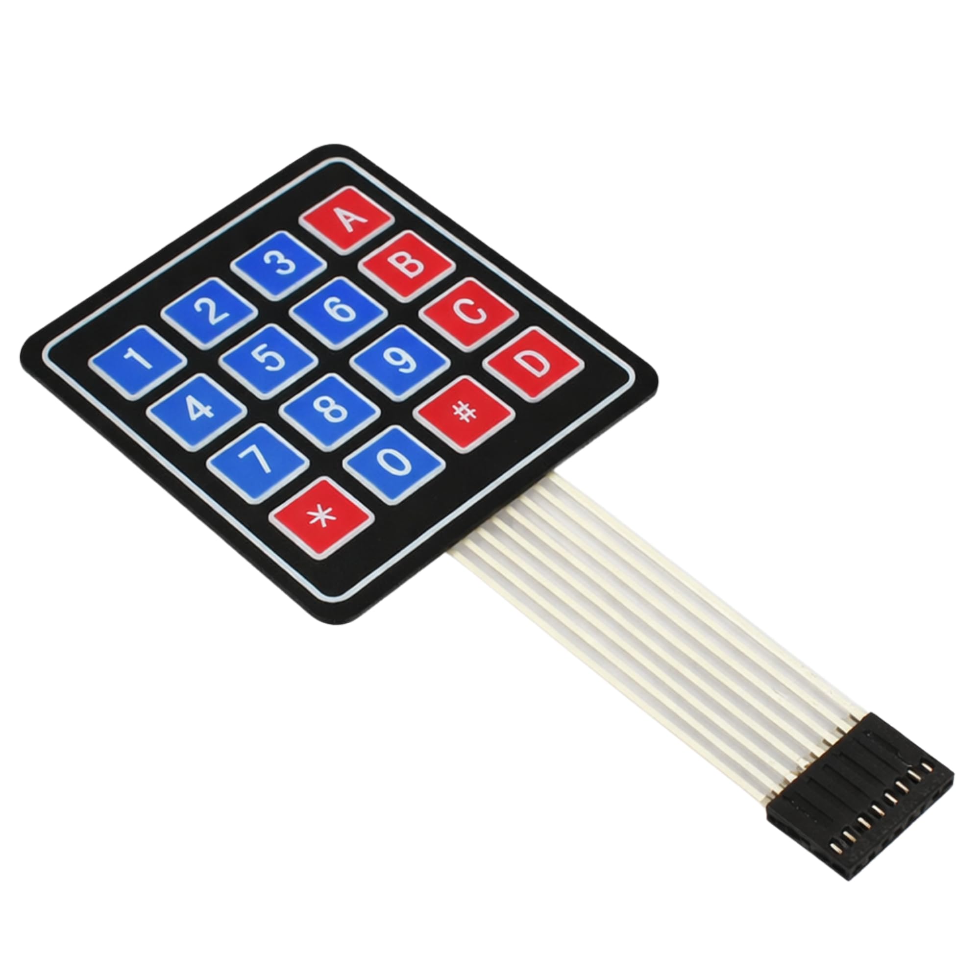4x4 Matrix Membrane Keypad 16 Keys Keyboard Module for Access Control, Robotics, Embedded Systems & DIY Electronics Projects-image-33