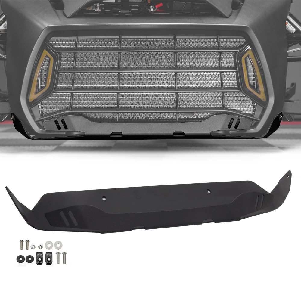 Yctze Aluminium Kühlerwache Skid Platte Unterer Beschützer für Ryker 600 900 Rally Sport mit Anodiertem Schwarzem Finish
