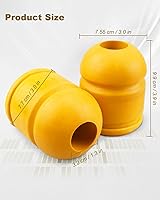 Vista 3 de Parachoques Traseros Compatibles con Dodge RAM 1500 2009-2020, Par de Brazos de Suspensión de Control de Rebote, Reemplaza 52855788AB