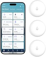 Aqara Water Leak Sensor 3-Pack: Zigbee Wireless Detector, IP67 Waterproof, App Alerts & Smart Home Automation - Requires Aqara Hub