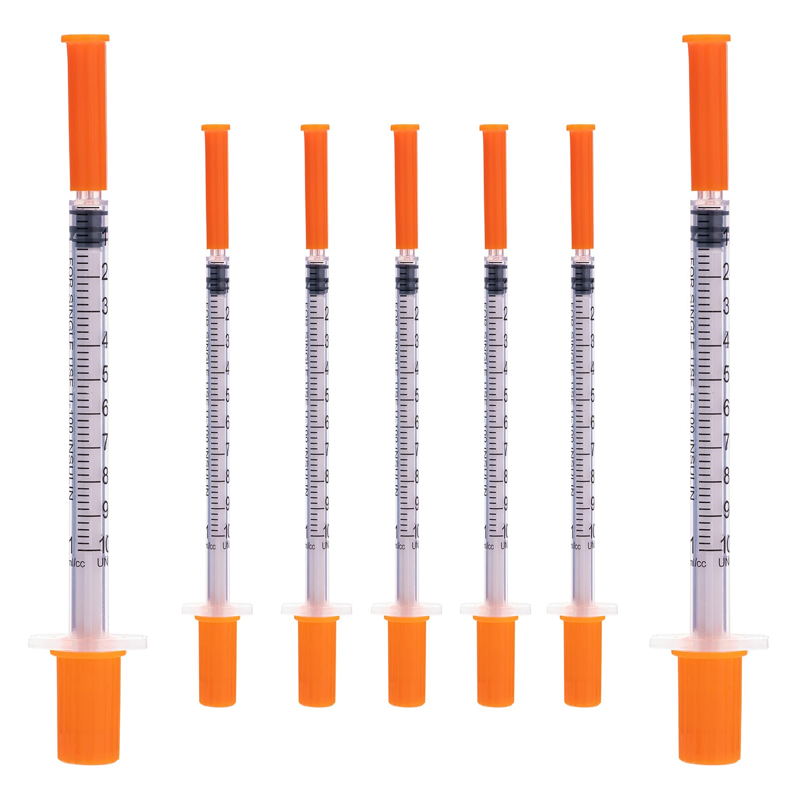 100 Pack 1ml Disposable Syringe, 31G 1cc 1/4 Inch (6mm) Lab Supplies Syringes, Individually Wrapped — Amazon image 17