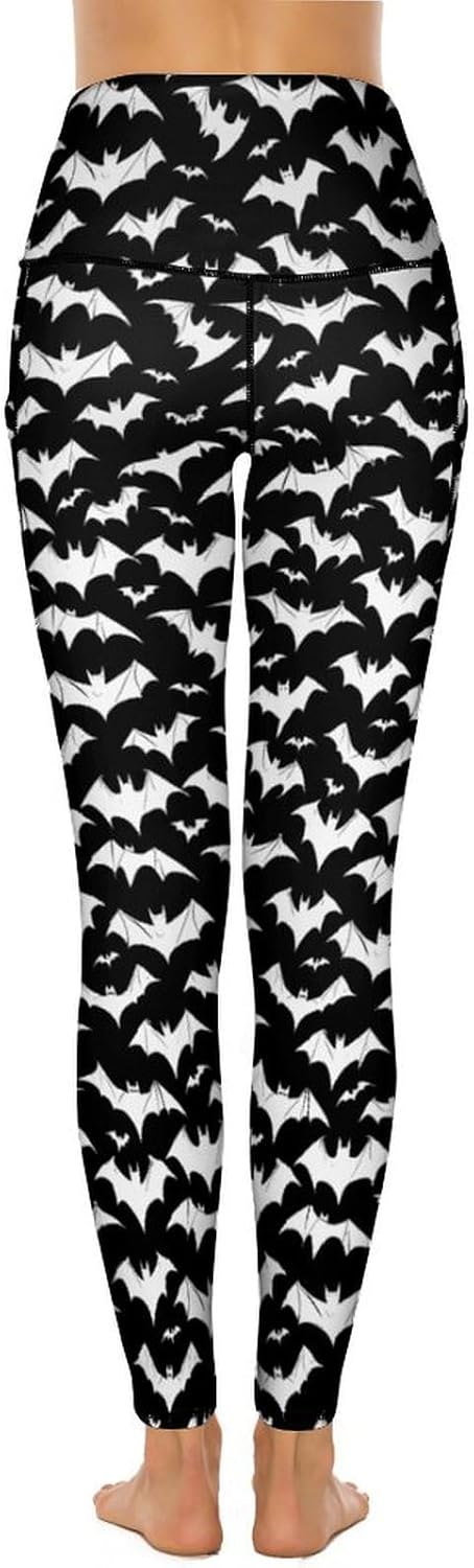 Women's High Waist Tummy Control Yoga Pants with Pockets Workout Leggings - Image 3