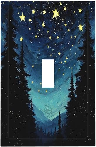 Miniatura 93 de Cubiertas Decorativas de Tomacorrientes Estilo Gótico Cuervo Flores Púrpuras 1 Gang Interruptor de Luz Simple Basculante Placa Cubierta Placas de