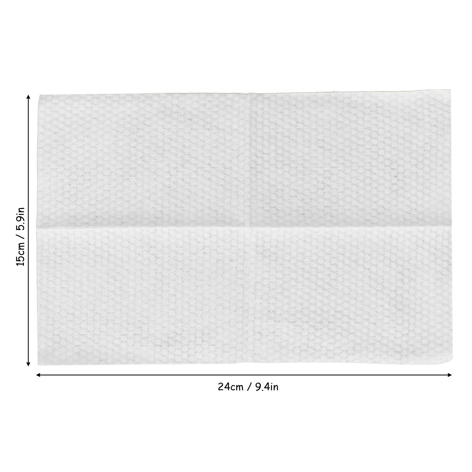 50 Lingettes Jetables Tatouage & Maquillage – Papier Doux Absorbant 15x24 Cm, Non Pelucheux, Salon Pro