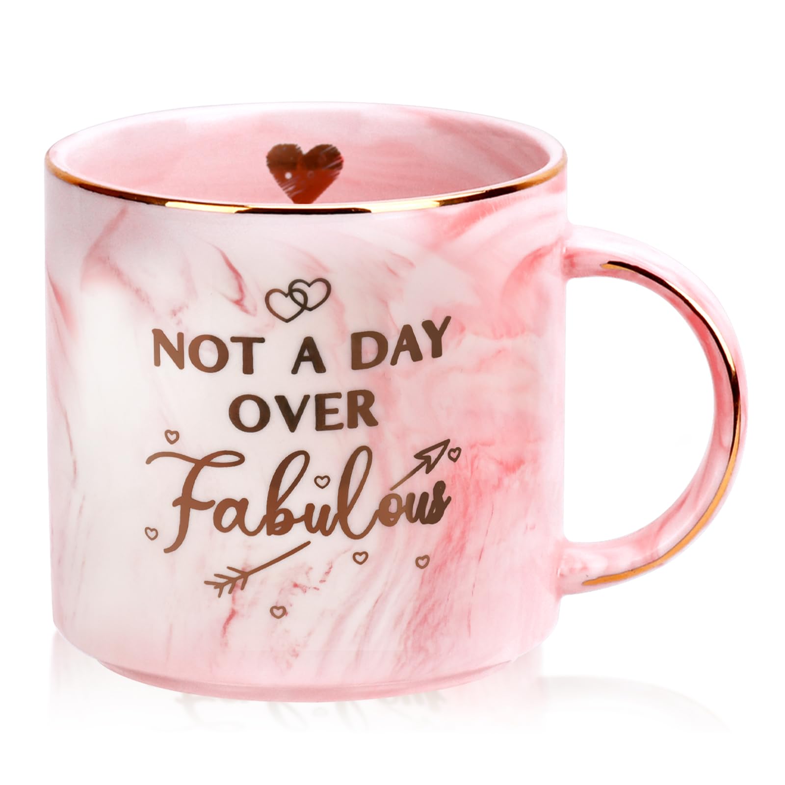 Tukeoo Christmas Mug Gifts for Women Her, 330ml Funny Ceramic Mug,Stocking Fillers for Her Girlfriend on Christmas Birthday Anniversary Valentines
