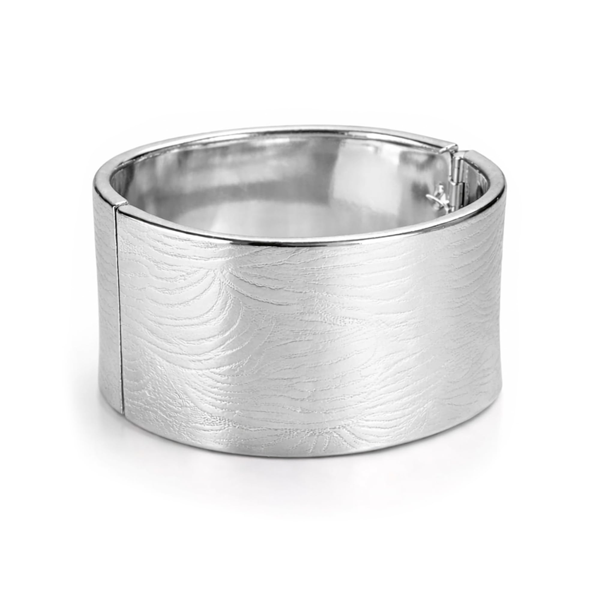 Only faith Brazalete Cuff para Mujer, Dorado y Plateado, Baño de Oro 18K, Diseño Estrella de Mar, Hipoalergénico, Ajustable