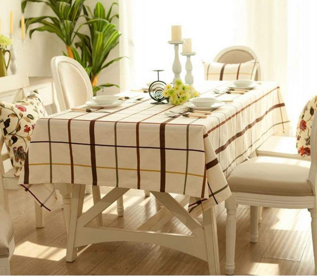 Nappe table basse salon en coton polyvalente pour maison