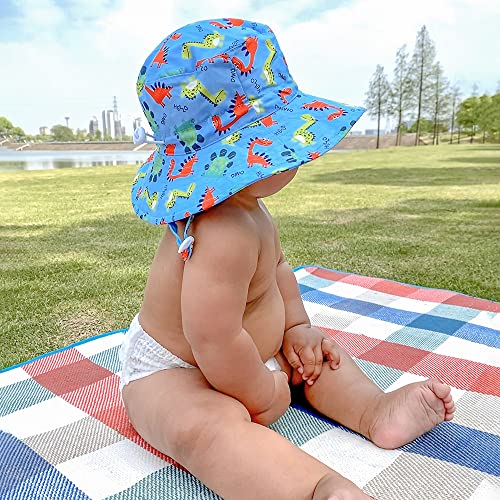 LACOFIA Cappello Regolabile da Sole per Neonato