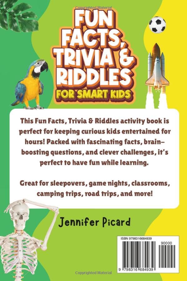 Fun Facts, Trivia & Riddles for Smart Kids: An Educational Activity Book Full of Fascinating Facts and Brain-Boosting Challenges for Curious Kids (Ages 8–12) image 3