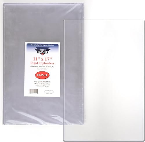 StoreSMART HPP11X17-10 - Protectores rígidos de impresión (10 unidades, 11 x 17 pulgadas)