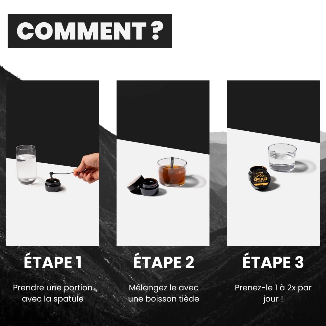 Shilajit Primal, Résine de Shilajit 100% Pure de l’Altaï, Qualité Premium, 79% d’Acide Fulvique, 85+ Minéraux & Acides Humiques, Complément Alimentaire Homme & Femme (30 g)