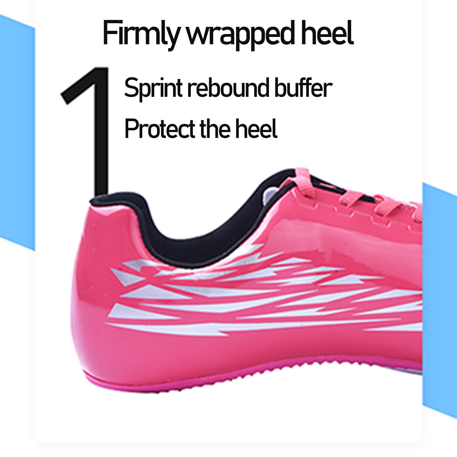Junior Spikes,Spikes Atletica Leggera,Unisex Chiodate Scarpe,Comodo Traspirante Antiscivolo,Suola di Gomma,Uomo E Donna,Sneakers Comode per Corsa,Salto in Lungo