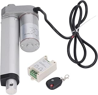 Zerodis ミニリニア電動アクチュエータ750N 100mm 12V 白色 安定したホームオートメーション用モーター運動 屋外農業トラックロボティクス 【ミニリニア電動アクチュエ】 (コントローラ付き)