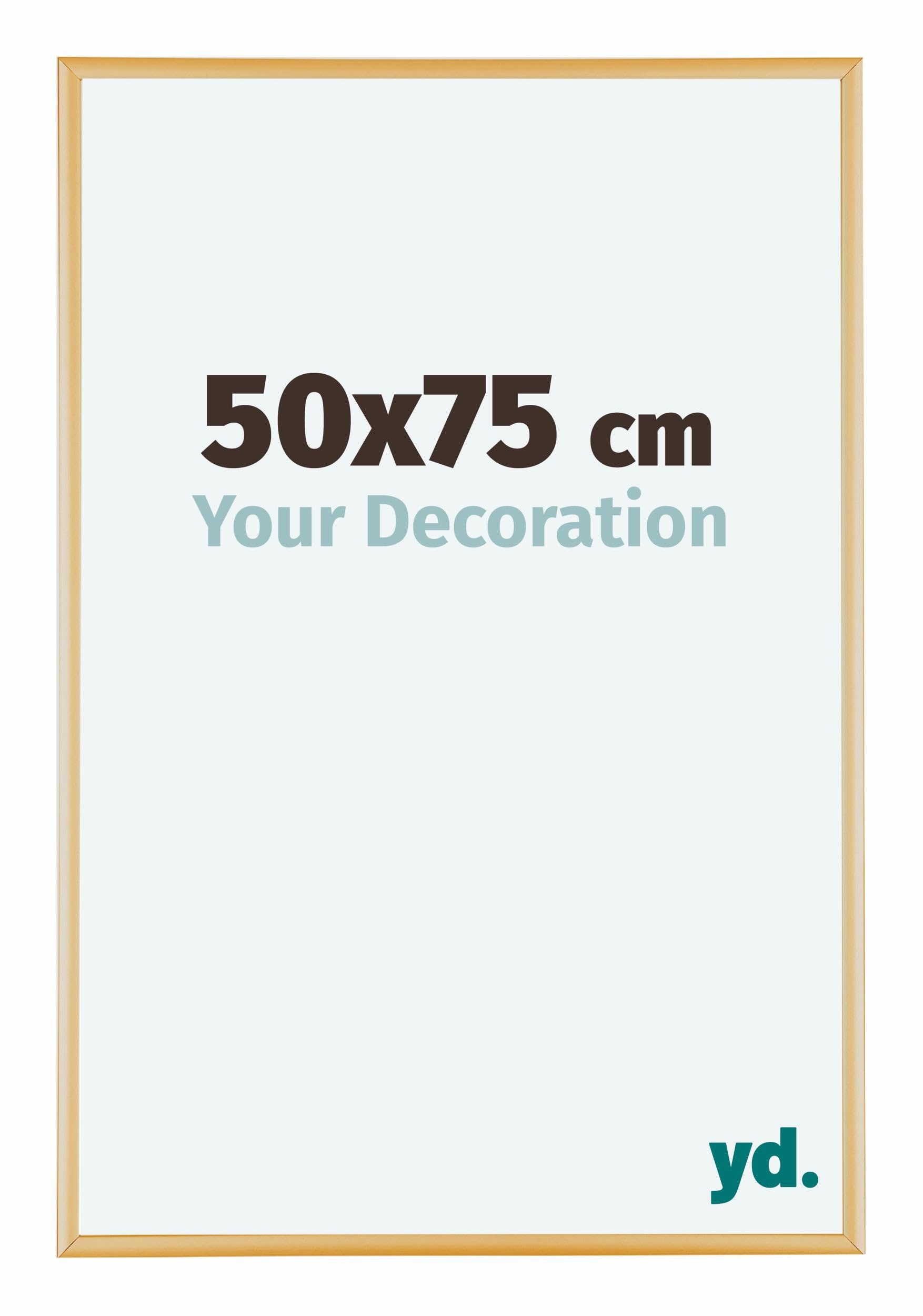 Your Decoration - Picture Frame 50x75 cm - Gold Vintage - Decorative Wall Frame in Aluminium with Antireflection - Frame 50x75 - Kent — image 1