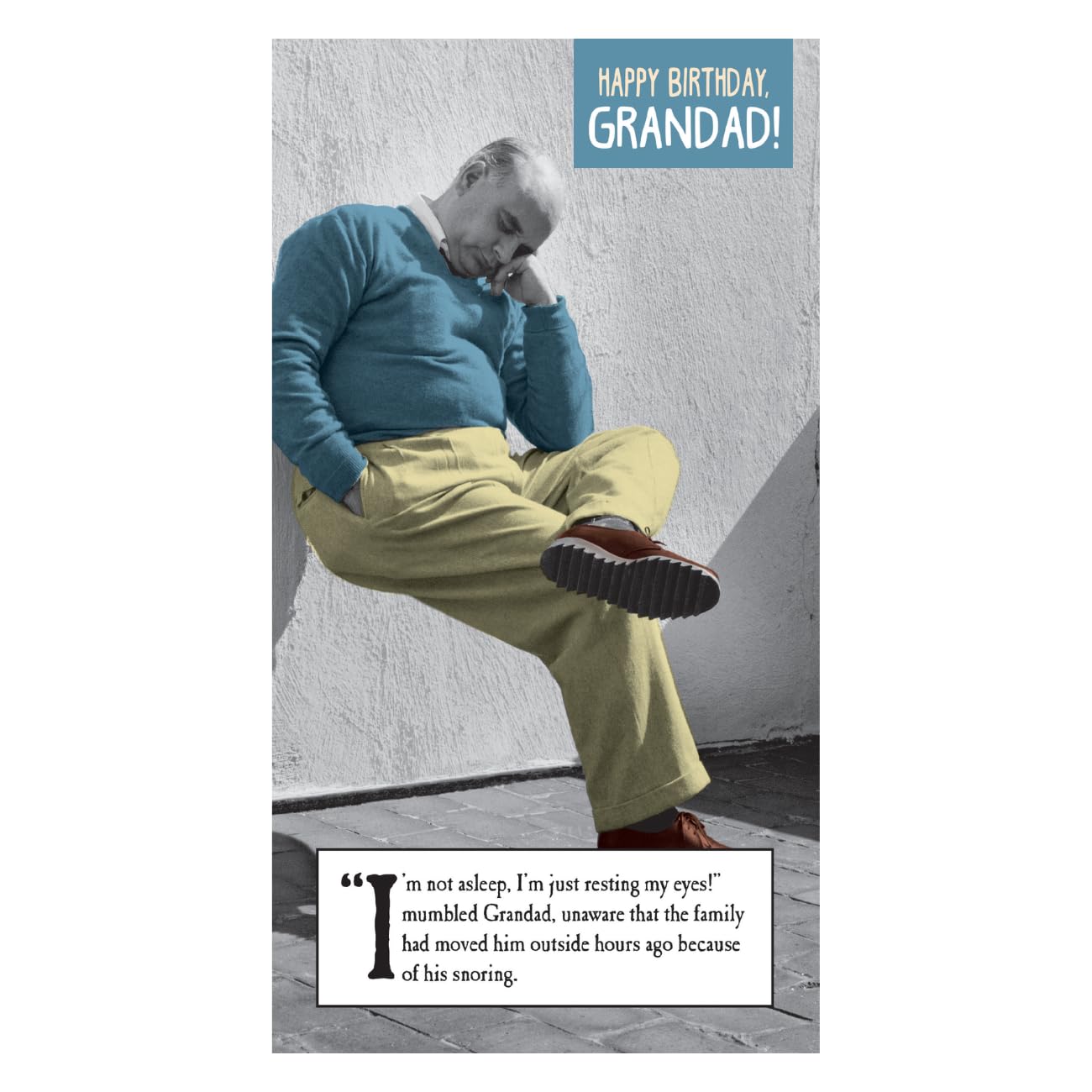 Morphed Funny Grandad Birthday Card