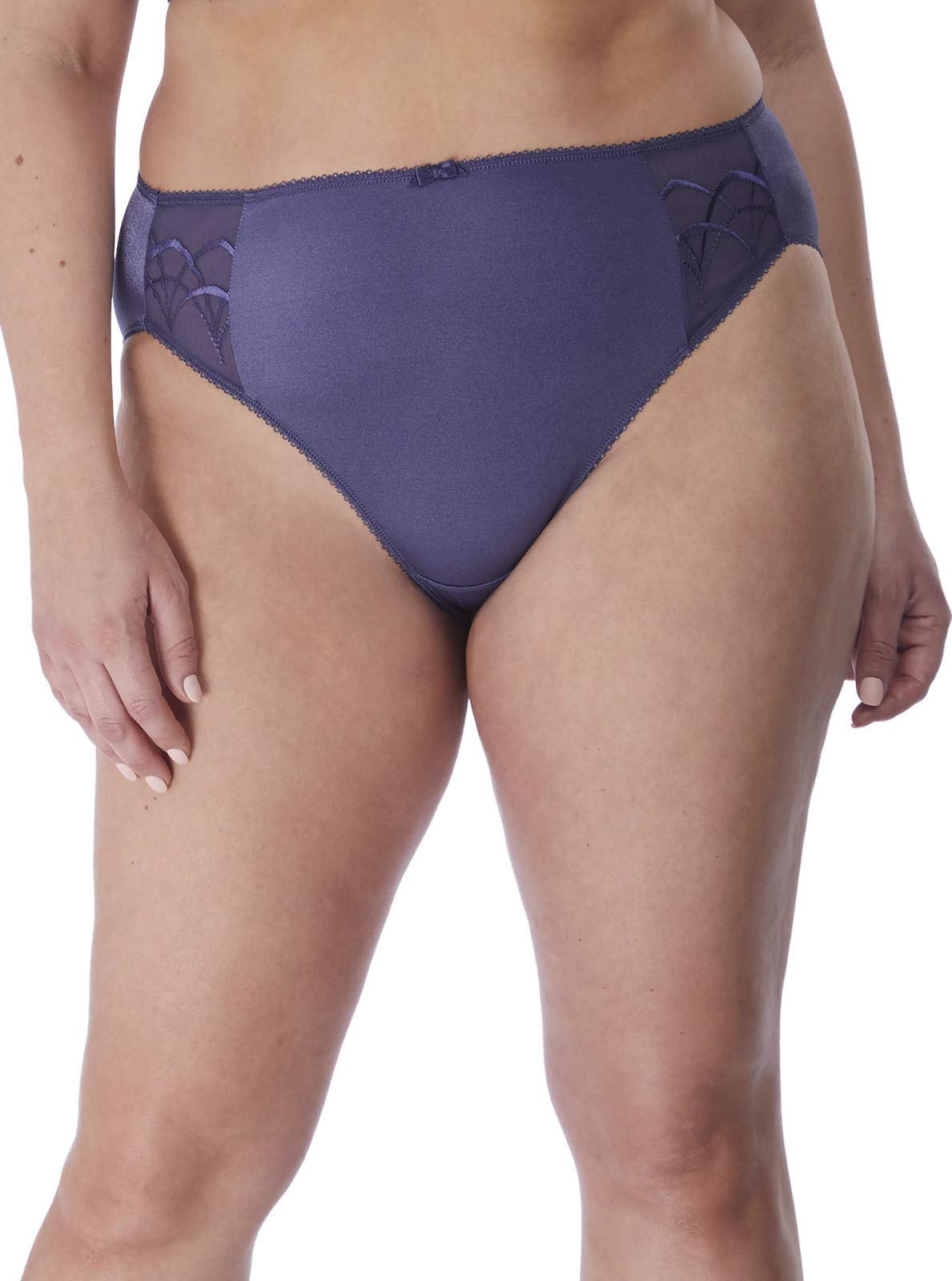 Elomi Women's Cate Embroidered Briefs, Denim, XXL
