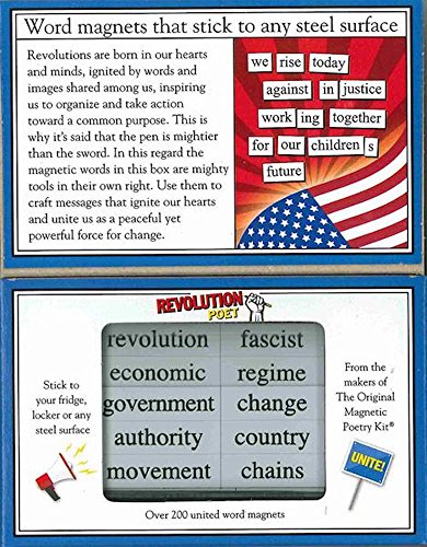 Magnetic Poetry - Revolution Poet Kit - Words for Refrigerator - Write Poems and Letters on The Fridge - Made in The USA - Thumbnail 2
